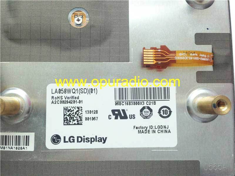 LG display LA058WQ1-SD01 LCD Monitor screen for Mercedes W176 W246 NTG4.5 Audio 20 Audio 50 Car replacement