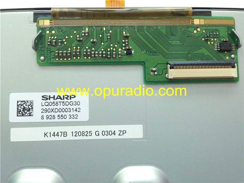 SHARP Display LQ058T5DG30 LCD monitor with touch screen for Bosch 7612033 Nissan LCN2 0A LCN2 EU JUKE Navigation 25915 BX80B Fiat Lancia car radio