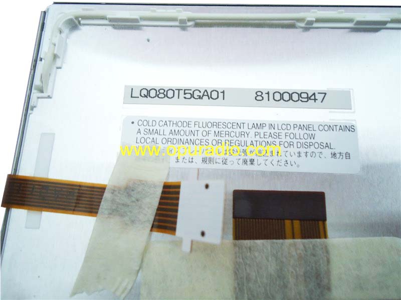 Sharp LCD Display LQ080T5GC01 LQ080T5GA01 touch screen for 2008-2010 Toyota E7014 E7015 E7016 HYBRID 2011-2013 Highlander