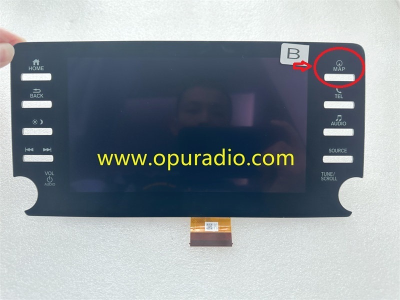 C080EAB02 Touch Screen for 2018-2020 HONDA ACCORD Center Information Display MAP CLOCK