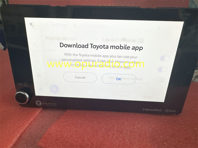 86140-0C461 Panasonic Radio for 2022-2023 Toyota Tundra Car Navigation