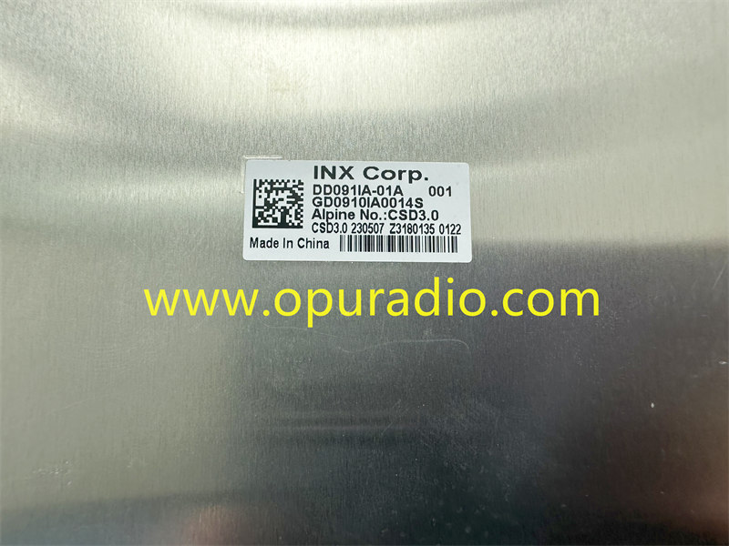 DD091IA-01A Touch Screen Alpine CSD3.0 for Volvo XC40 XC90 DASH CENTER INFORMATION DISPLAY