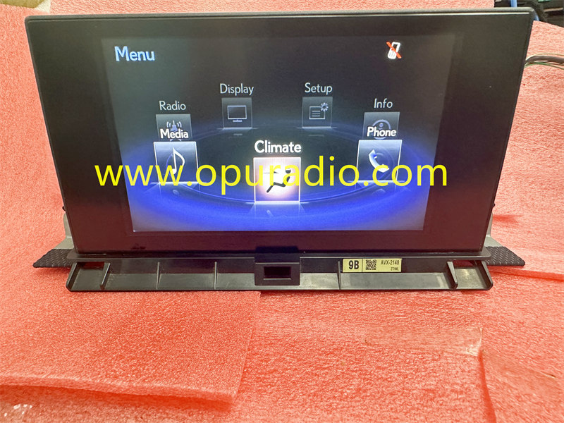 Pioneer 8611-0-78010 LCD display screen for Lexus car radio audio