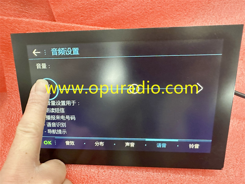 LAM080G025 Touch Screen 9830426480 Touch Display for Citroen C5 Aircross Navigation