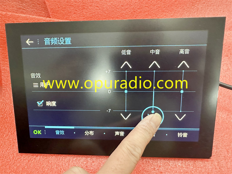 LAM080G025 Touch Screen 9830426480 Touch Display for Citroen C5 Aircross Navigation