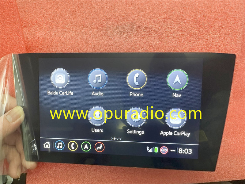 DD080RA-02F Touch Screen Display for 2021-2023 Opel Astra Car navigation Carplay