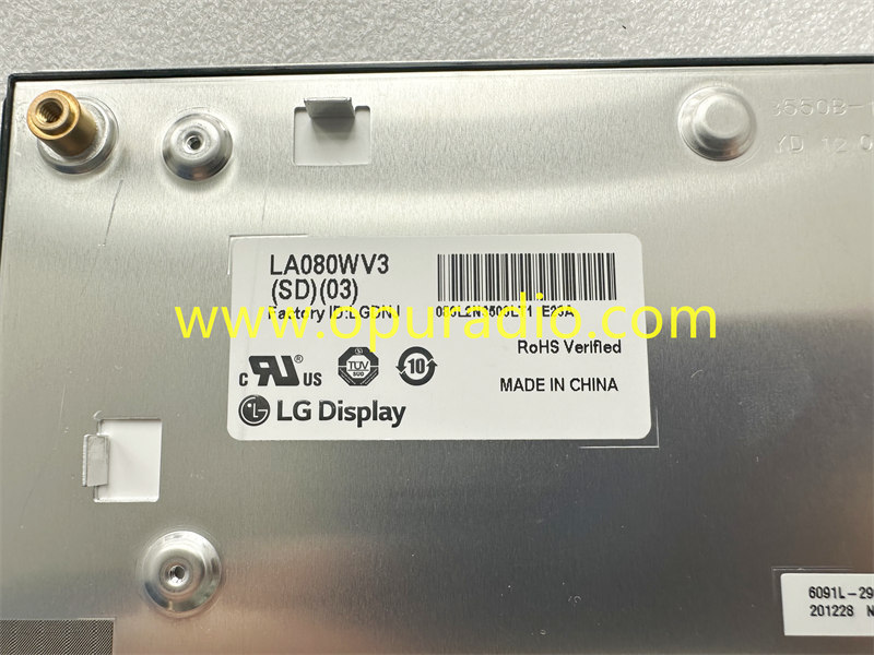 LA080WV3-SD03 With Touch Screen For KIA Hyundai Car Navigation Radio