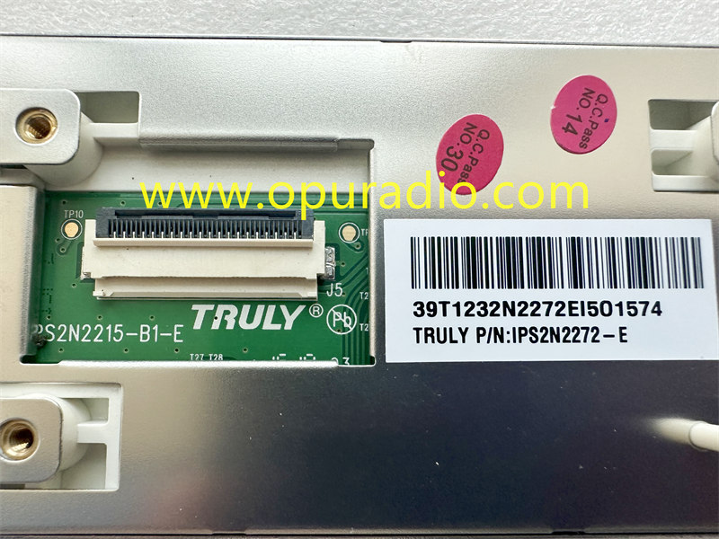 TRULY DISPLAY IPS2N2272 For KIA Hyundai Car CD player White Color