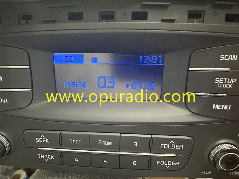 Mobis M3330 Truly Display IPS2N2235 IPS2N2270 Blue Color for KIA Hyundai Car Radio Media AM FM