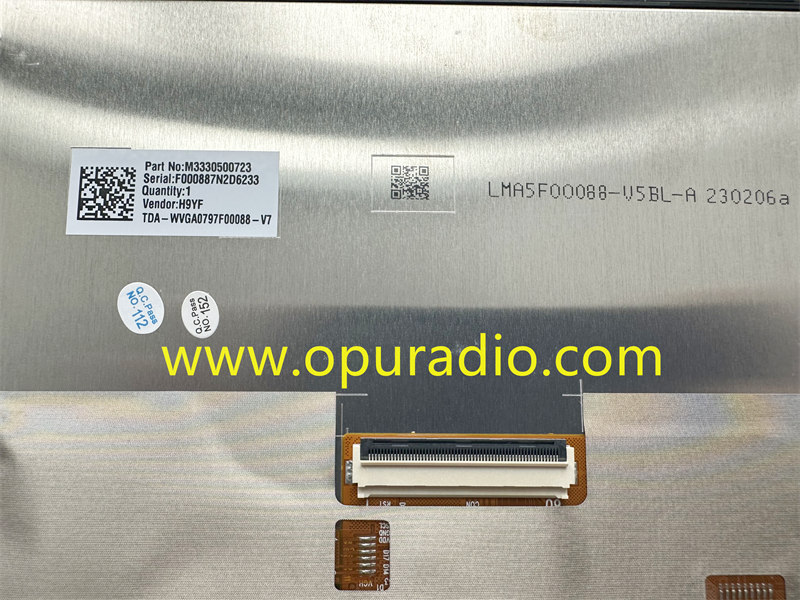 Truly Touch Screen TDA-WVGA0797F-V7 for 2020 KIA CEED MK3 HYUNDAI 22-23 KONA EV