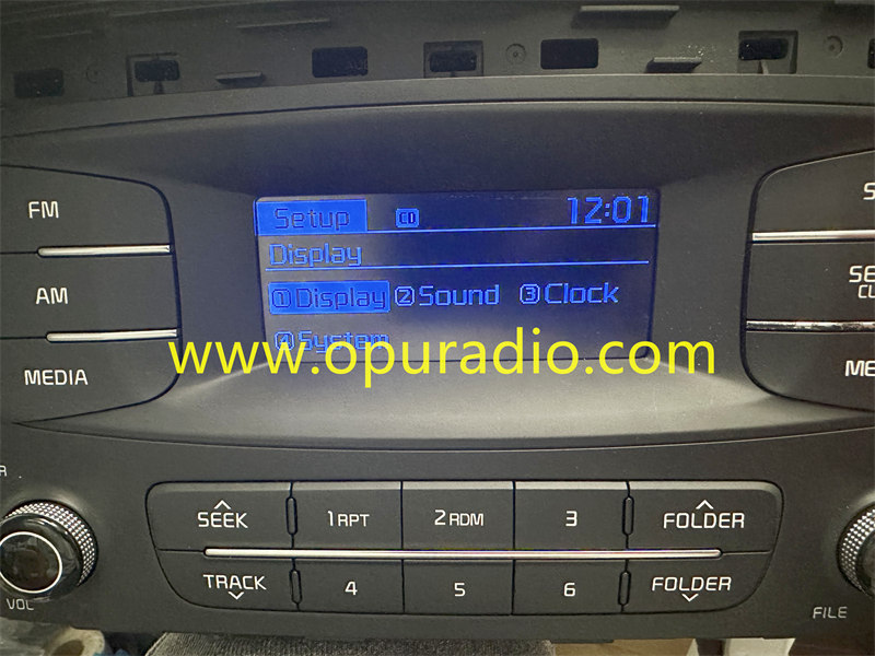Mobis M3330 Truly Display IPS2N2235 IPS2N2270 Blue Color for KIA Hyundai Car Radio Media AM FM