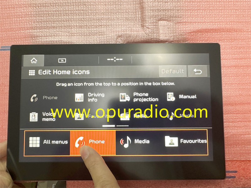 Truly Touch Screen TDA-WVGA0797F-V7 for 2020 KIA CEED MK3 HYUNDAI 22-23 KONA EV