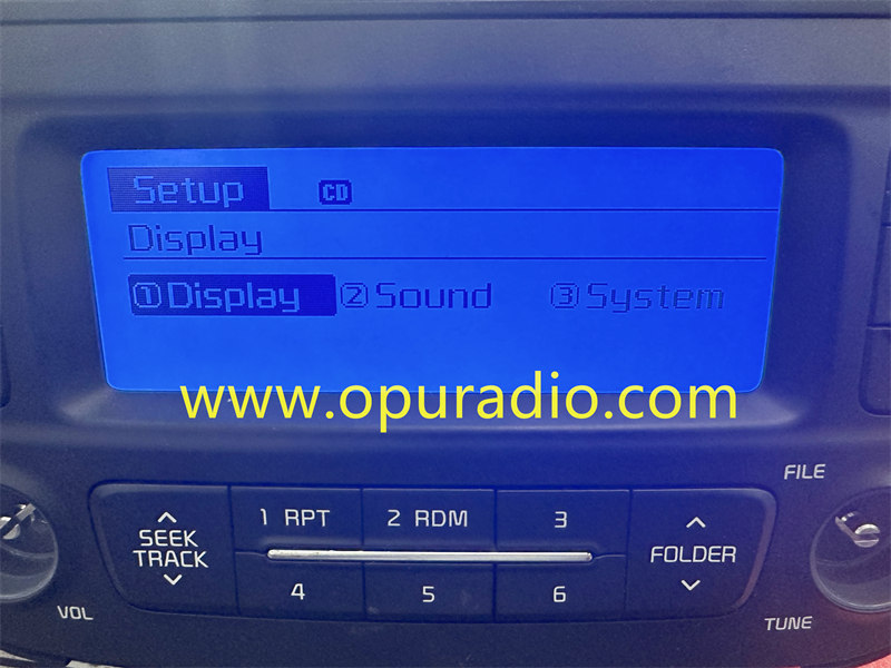 COG-M333 Display Screen for 2013-2016 Hyundai Santa Fe Sport CD Play MP3 Satellite Radio 96170-4Z1004X