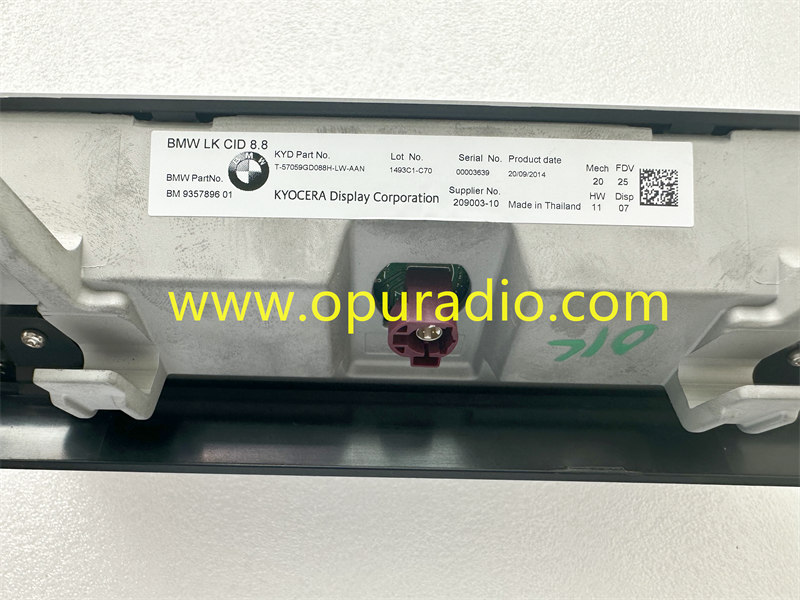BMW LK CID 8.8 Display INFO Monitor for BMW X3 iDrive 6 ID6 EVO Car Navigation