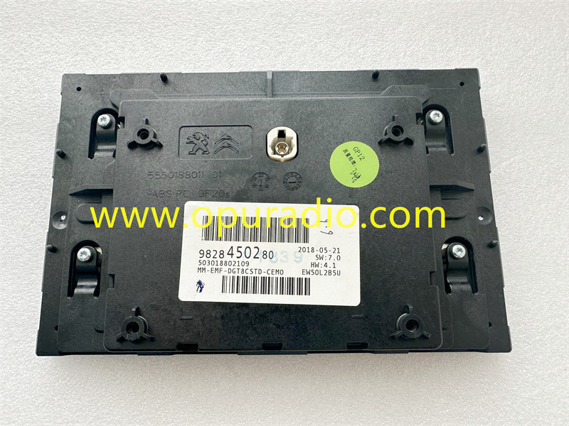 9830426480 Touch Screen for 2020 Citroen Berlingo MK3 C5 Aircross Multifunction Display