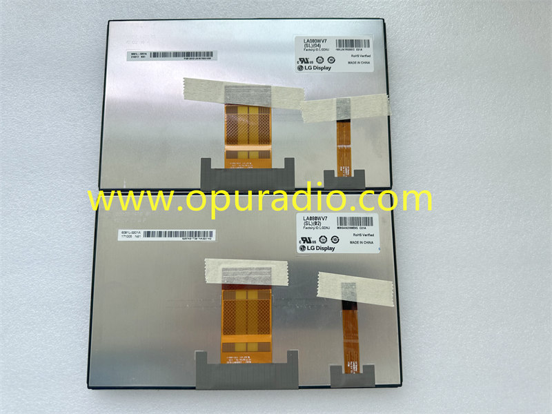 LG Display LA080WV7 (SL)(04) (SL)(02) CID Monitor 8 inch for 2017-2020 Lexus GS IS NX ES RX LS LX