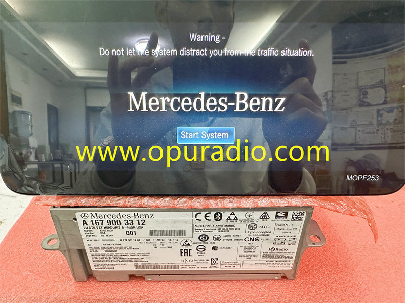 20-23 MERCEDES-BENZ GLE GLS RADIO RECEIVER HEAD UNIT HIGH USA OEM A1679003312