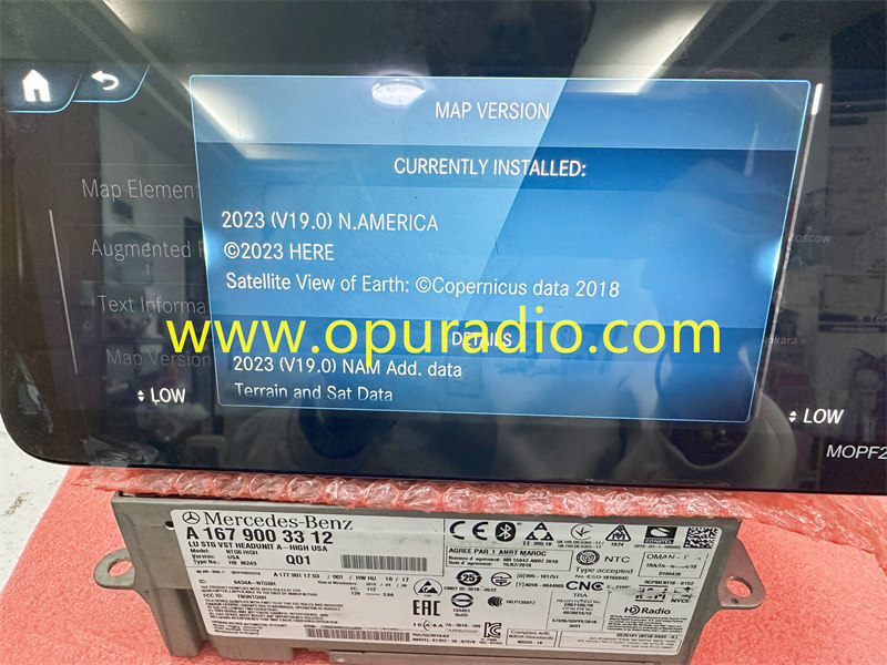 20-23 MERCEDES-BENZ GLE GLS RADIO RECEIVER HEAD UNIT HIGH USA OEM A1679003312