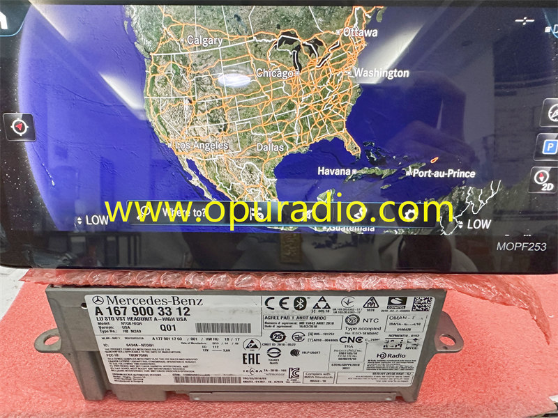 20-23 MERCEDES-BENZ GLE GLS RADIO RECEIVER HEAD UNIT HIGH USA OEM A1679003312