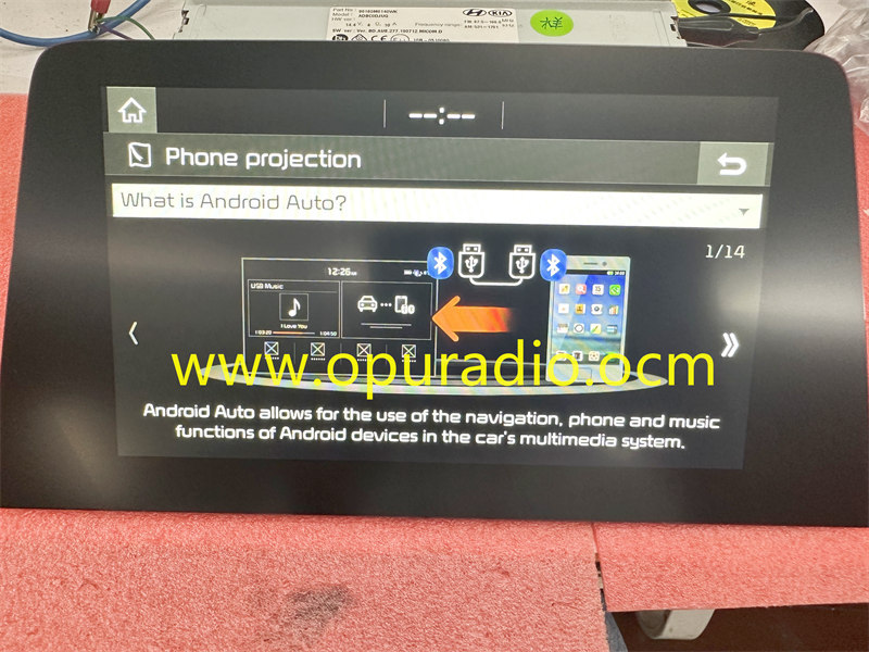 LG Display LA080WV9 SL01 Touch Screen For 2019-2021 KIA Forte STINGER Car Navigation Carplay