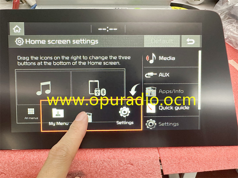 LG Display LA080WV9 SL01 Touch Screen For 2019-2021 KIA Forte STINGER Car Navigation Carplay