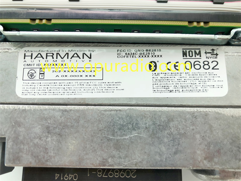 Fix Service for Ferrari California T F149M 2015 Harman Becker NIT Navigation Unit 298013