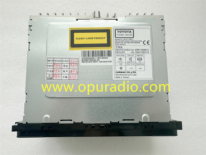 TOYOTA PZ360-00105 NAVIGATION RADIO for 2014-2018 RAV4 GPS GCC VERSION