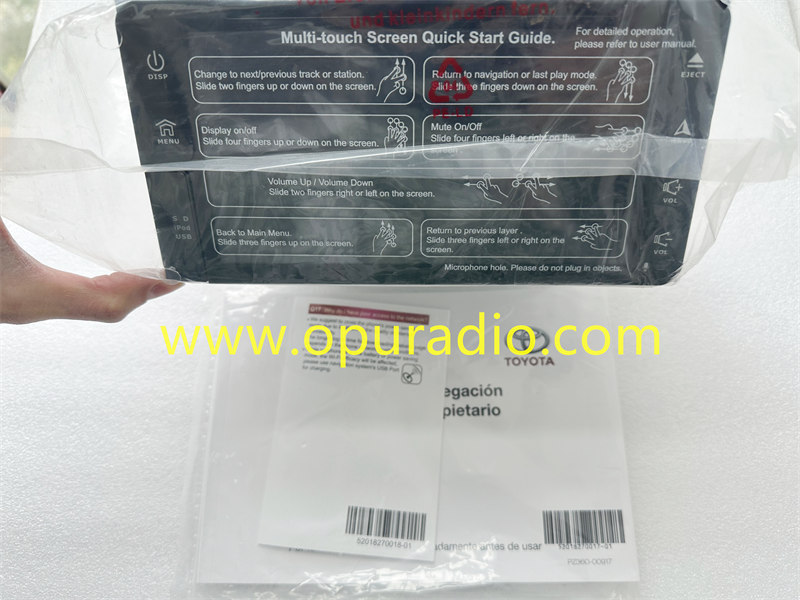 TOYOTA PZ360-00105 NAVIGATION RADIO for 2014-2018 RAV4 GPS GCC VERSION