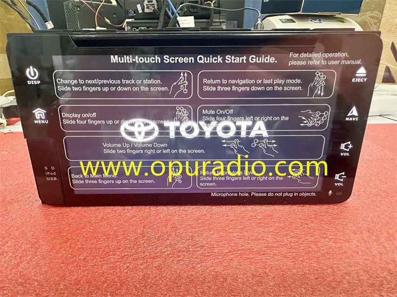 TOYOTA PZ360-00105 NAVIGATION RADIO for 2014-2018 RAV4 GPS GCC VERSION