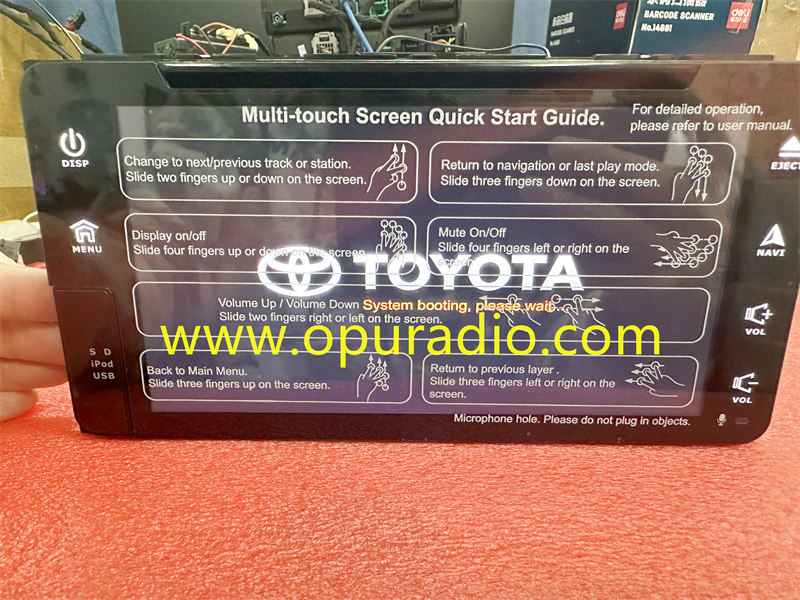 TOYOTA PZ360-00105 NAVIGATION RADIO for 2014-2018 RAV4 GPS GCC VERSION