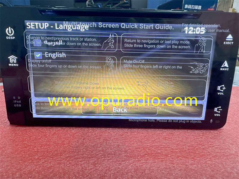 TOYOTA PZ360-00105 NAVIGATION RADIO for 2014-2018 RAV4 GPS GCC VERSION