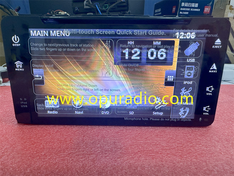 TOYOTA PZ360-00105 NAVIGATION RADIO for 2014-2018 RAV4 GPS GCC VERSION