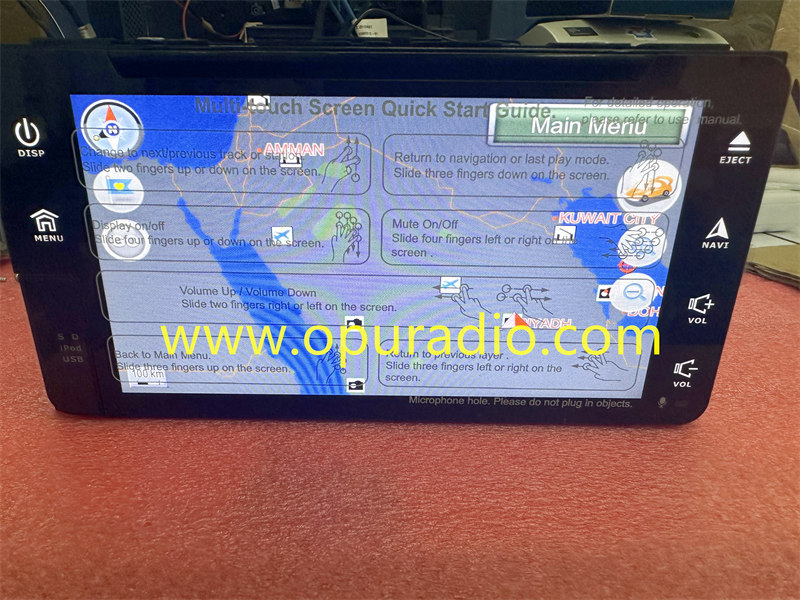 TOYOTA PZ360-00105 NAVIGATION RADIO for 2014-2018 RAV4 GPS GCC VERSION