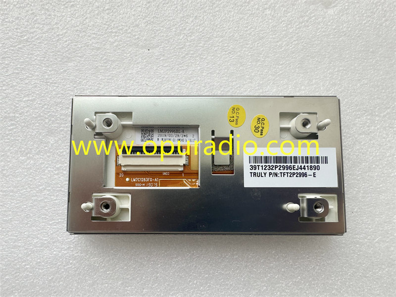 TRULY DISPLAY TFT2P2296 LCD Screen for 2019-2021 KIA Hyundai Car Radio Tuner