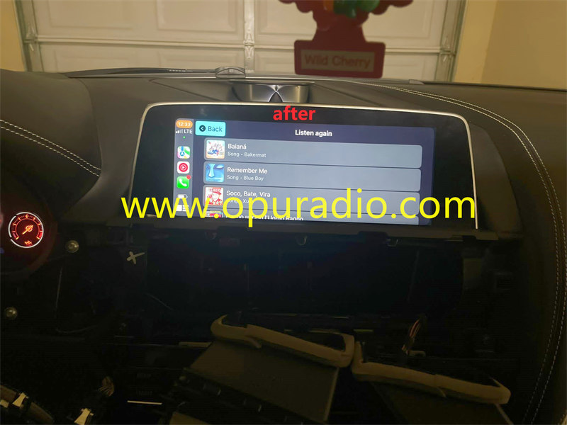 2013-2016 BMW Information Display 6 Series 640i 650i F06 F12 F13 car navigation Screen update