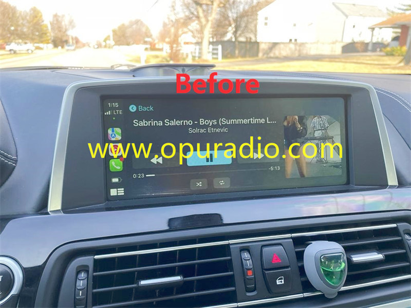 2013-2016 BMW Information Display 6 Series 640i 650i F06 F12 F13 car navigation Screen update