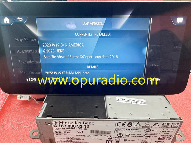 Mercedes Benz W247 W167 W205 W253 W222 HU6 HARMAN navigation radio HIGH USA