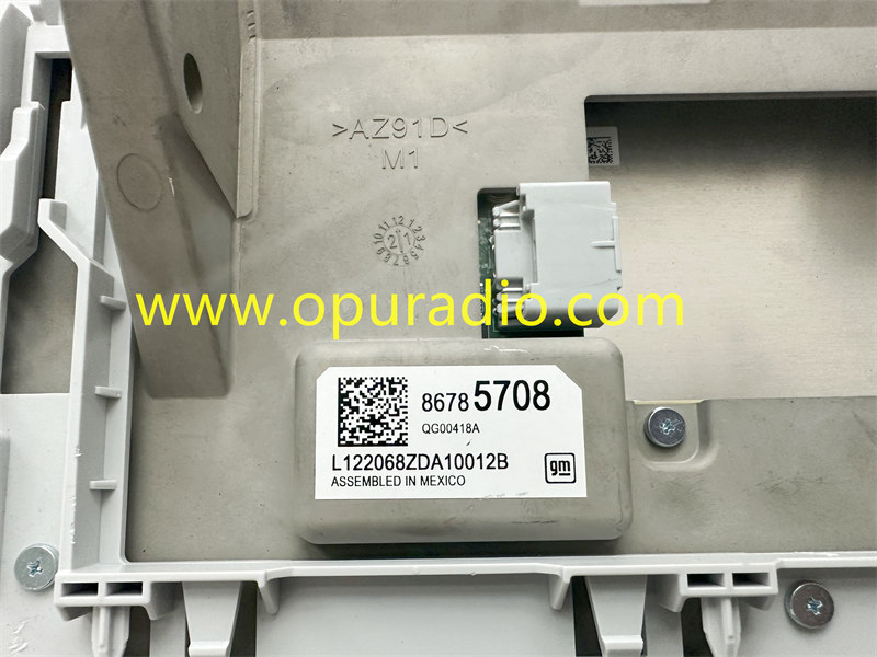 GM 86785708 Touch Screen 2022 2023 GMC Sierra 1500 Chevy Tahoe Suburban Silverado Overhead Roof