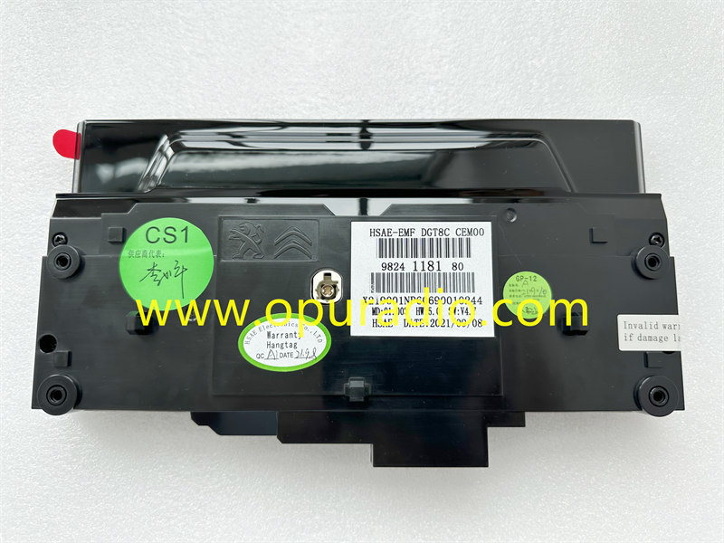HSAE-EMF DGT8C 9824118180 for 2022 Peugeot 3008 car navigation 8 INCH touch screen