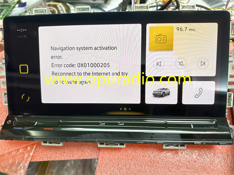 5H0919606C Touch Screen 12inch Display for VW Golf MK8 Car Navigation SAT NAV