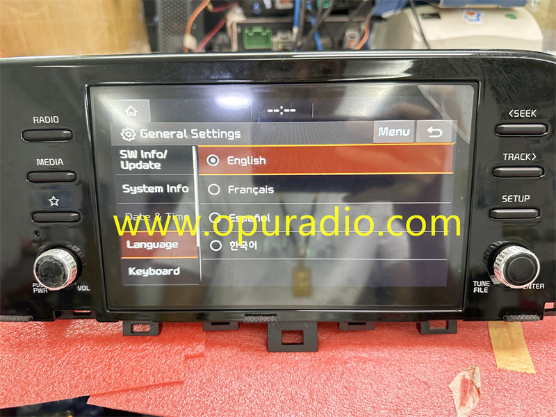 96160Q5EA0FHV MOBIS Radio for 2022-2024 KIA Navigation Media Wireless Apple Carplay