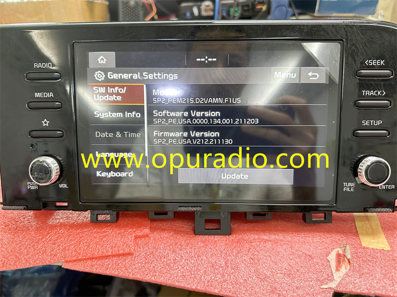 96160Q5EA0FHV MOBIS Radio for 2022-2024 KIA Navigation Media Wireless Apple Carplay