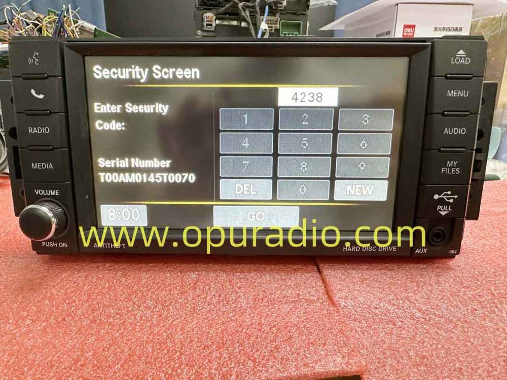 2010-2012 Jeep Wrangler JK Radio RB2 car Audio MYGIG DVD Media Phone