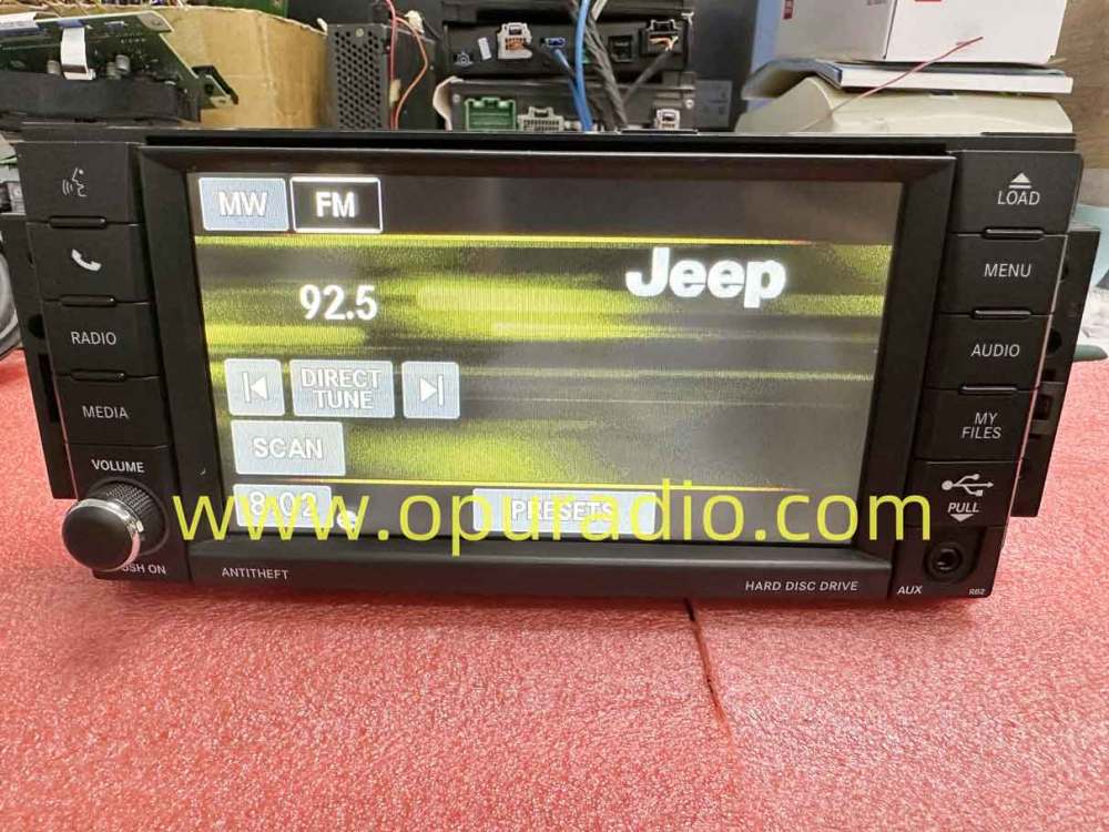 2010-2012 Jeep Wrangler JK Radio RB2 car Audio MYGIG DVD Media Phone