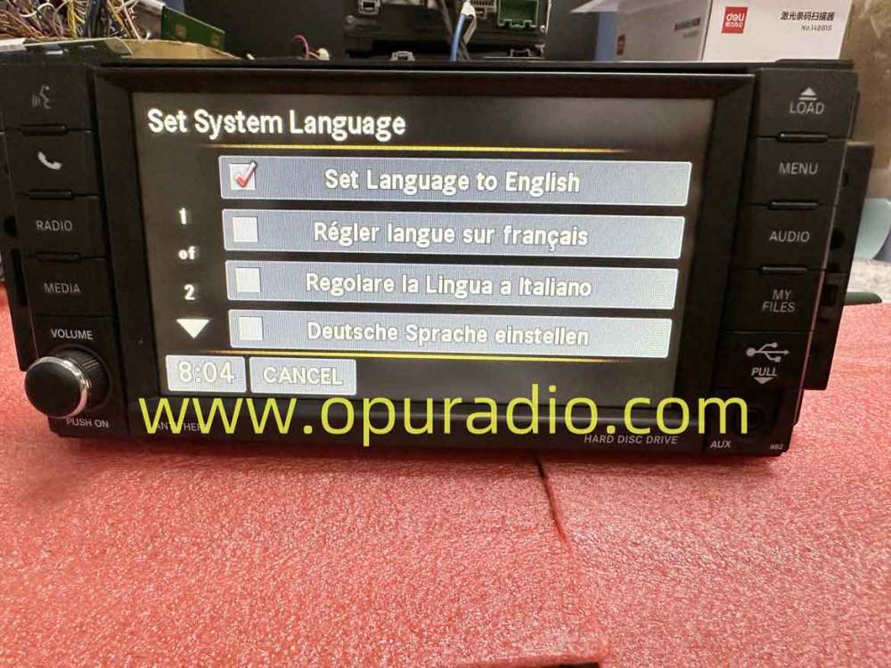 2010-2012 Jeep Wrangler JK Radio RB2 car Audio MYGIG DVD Media Phone