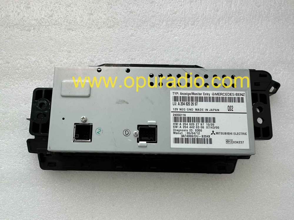 A2048202697 multifunction screen for 2010-2012 MERCEDES-BENZ GLK350 X204 GLK Class Car Radio