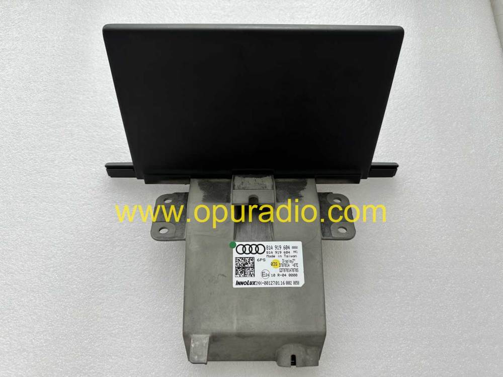 2016-2018 Audi Q2 GA Display Monitor Display Unit Navigation MMI 81A919604A 7INCH