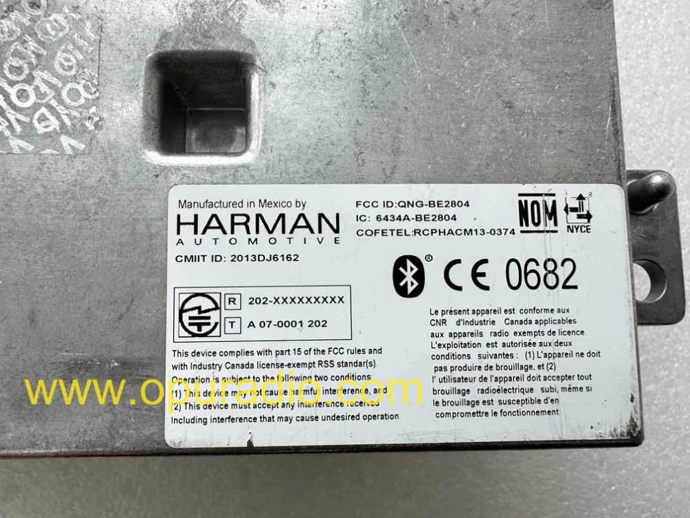 Repair Ferrari FF California T RADIO unit Becker NIT 309939 HARMAN BE6153