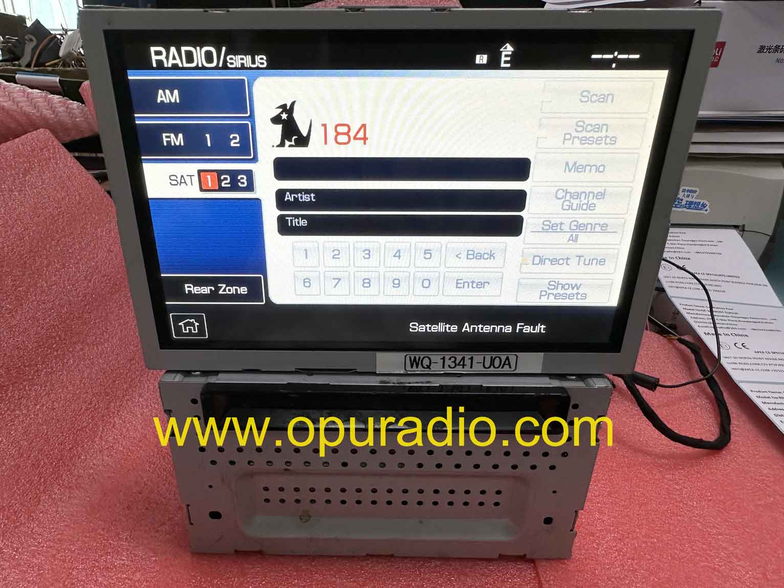 Mustang Lincoln MKS lcd display - LT080CA38000 | opuradio