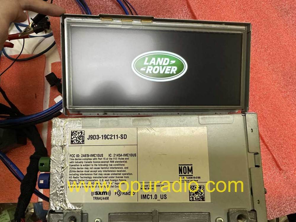 2016-2019 Land Rover Range Rover Evoque Dash Mounted Touch Display Screen LQ103B5LW01